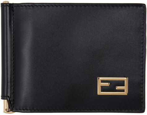 fendi money clip wallet